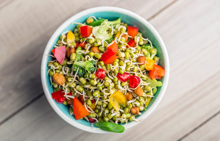 Sprouts salad for weight loss