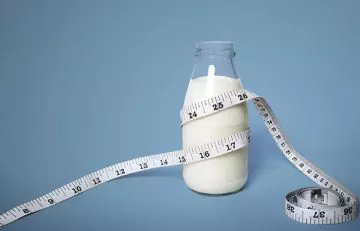 Skimmed milk for weight loss.