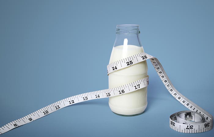 Skimmed milk for weight loss.