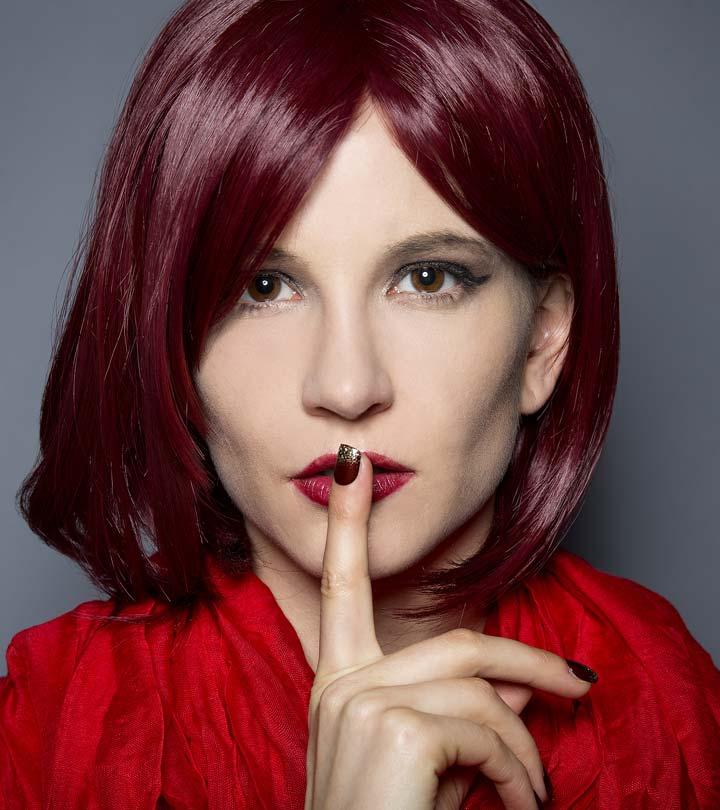 15 Different Burgundy Hair Color Shades Available in India 2022