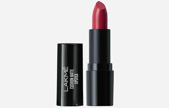 Best-Long-Lasting-Lipstick-Lakme-Cushion-Matte-Lipstick–-Red-Wine