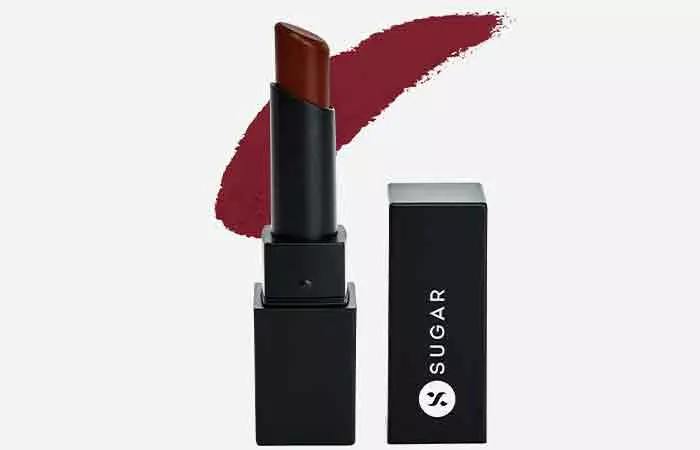 Best-Water-Resistant-Lipstick-Sugar-Cosmetics-Nothing-Else-Matter-Longwear-Lipstick-–-16-Cloud-Wine