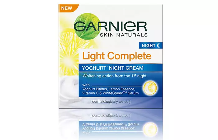 Garnier Skin Naturals Light Complete Yoghurt Night Cream