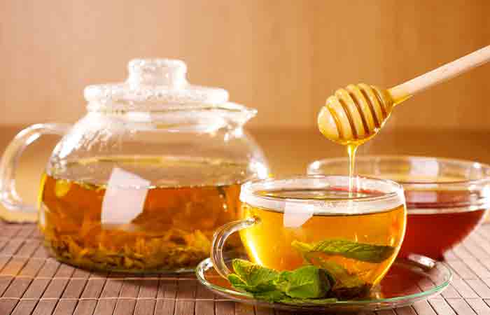 A brew of green tea and honey for weight loss
