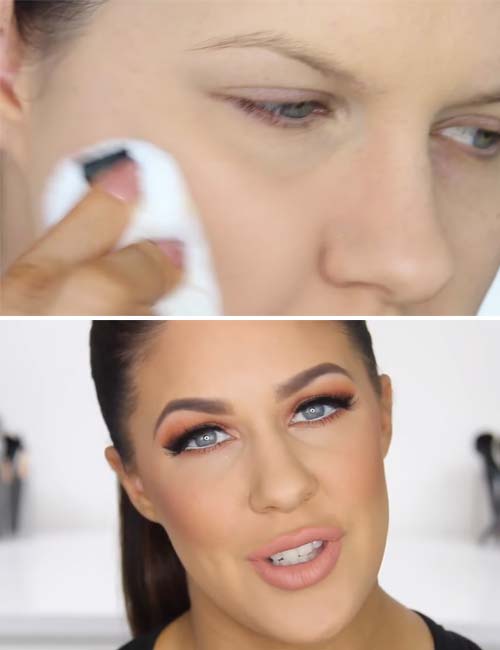 How To Make Pores Smaller With Makeup - Set It With A Powder