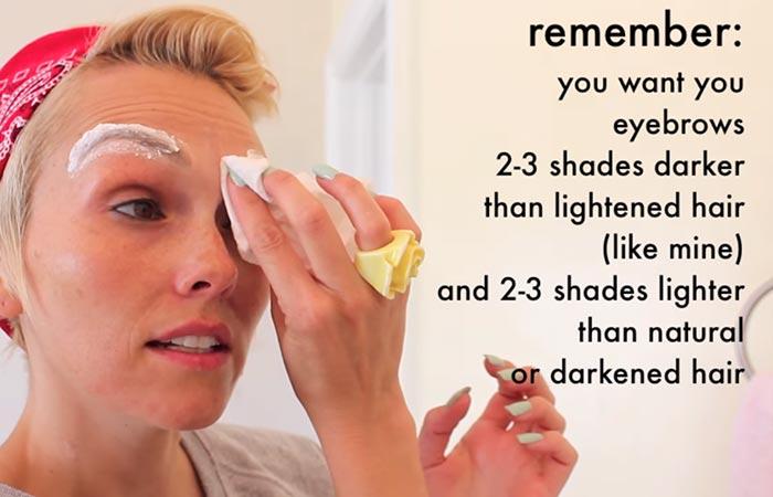 4 Simple Tips To Perfectly Lighten Your Eyebrows Using Bleach