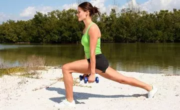 Exercises For Weight Loss - Split Lunge Jumps