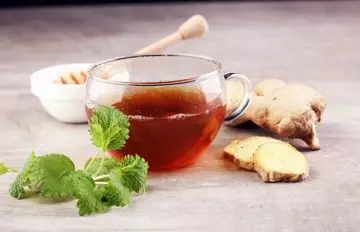 Ginger and peppermint tea for weight loss