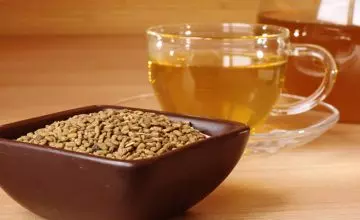 Fenugreek and peppermint tea for weight loss