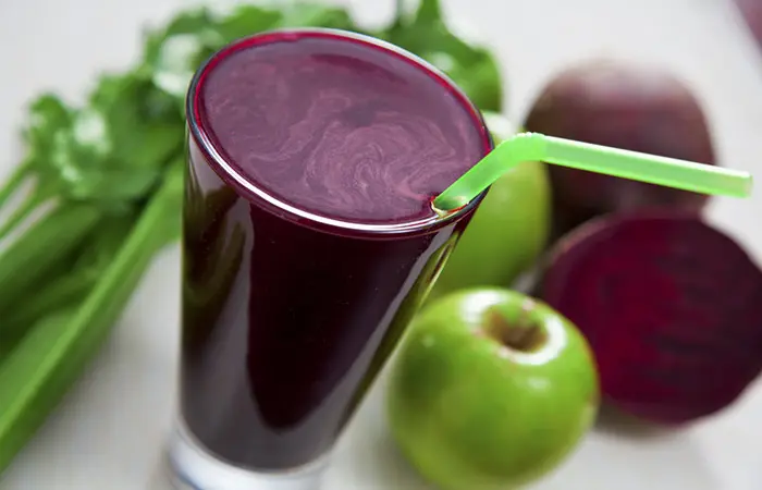 Celery and beetroot juice for weight loss
