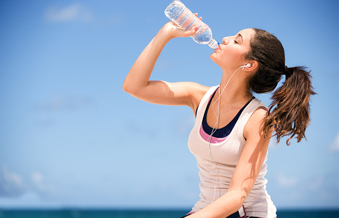 Drinking water is key to weight loss.