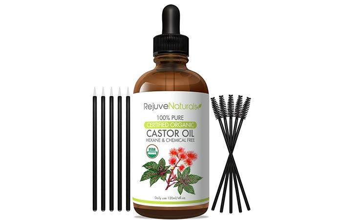 Rejuve Naturals 100% Pure Certified Organic Castor Oil