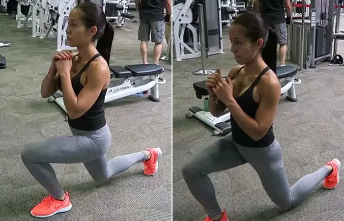 Stationary lunges