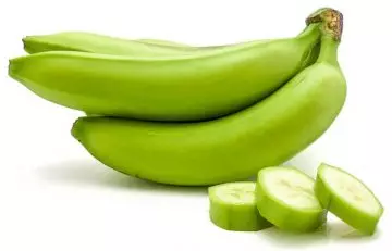 Unripe green bananas cause constipation