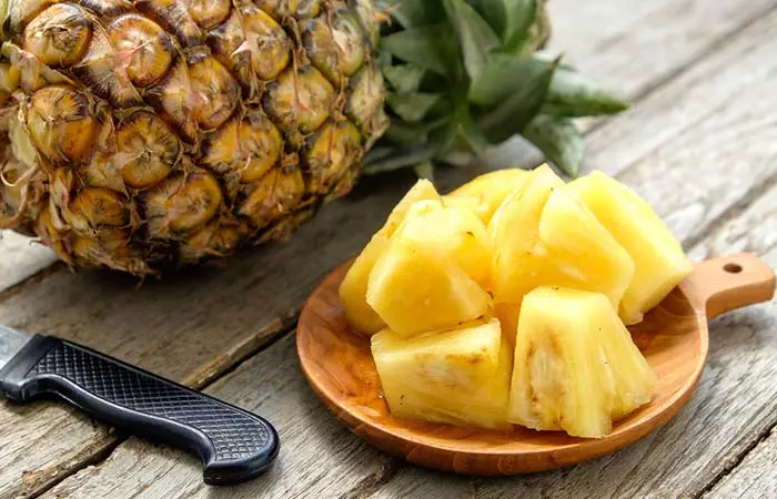 Pineapples for cloudy urine