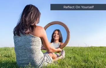 Reflecting on yourself during spiritual mediation