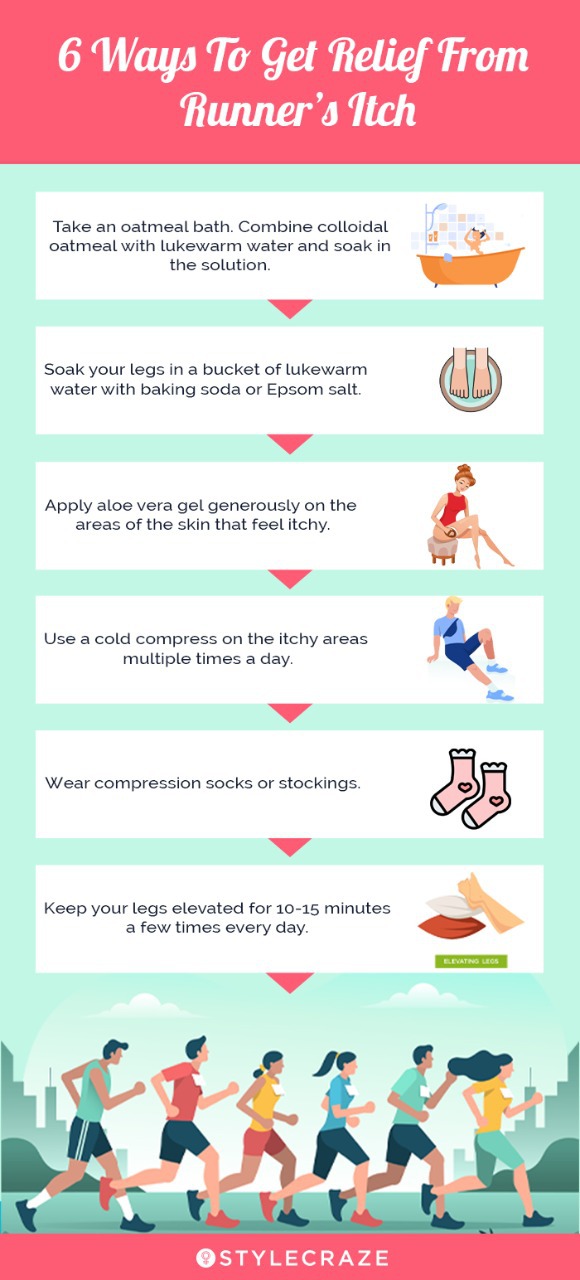 6 ways to get relief from runner’s itch (infographic)