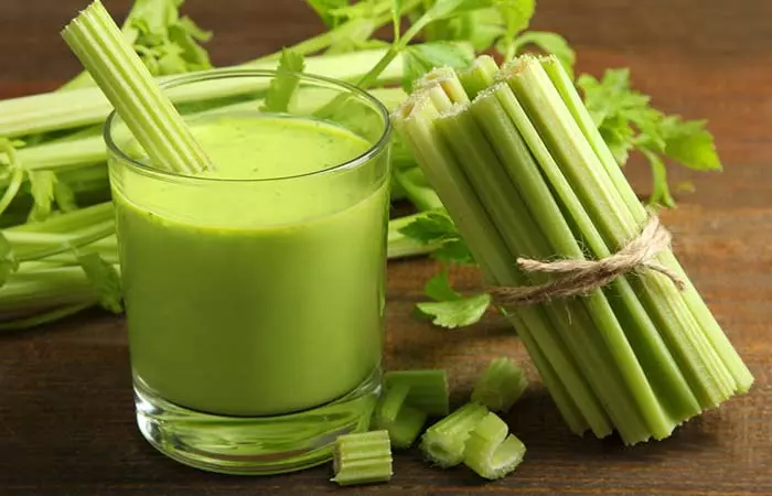 Celery for cloudy urine