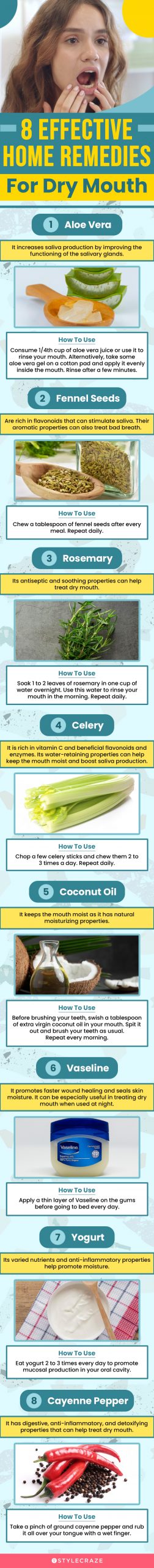 8 effective home remedies for dry mouth (infographic)