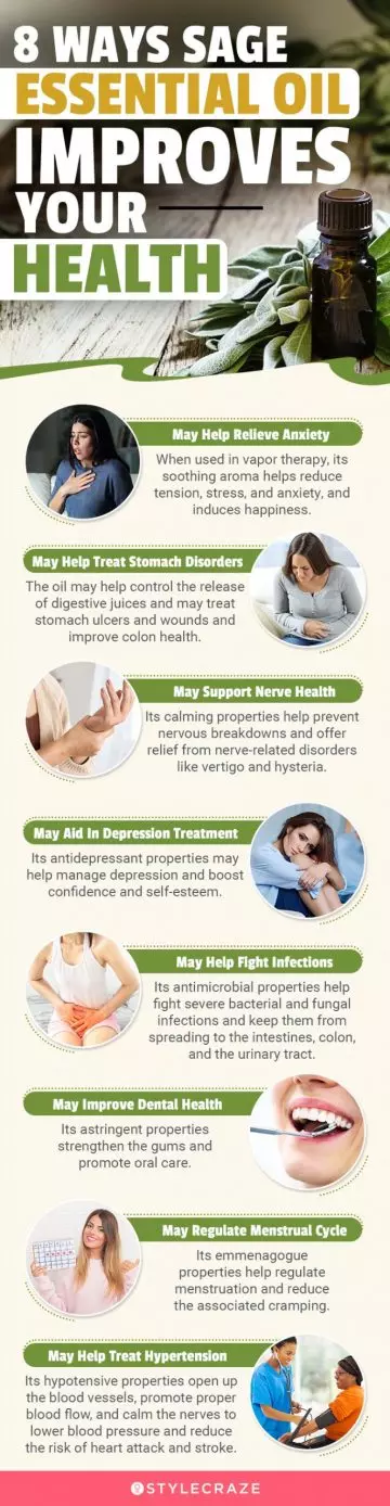 8 ways sage essential oil improves your health (infographic)