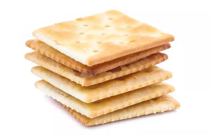 Crackers made of baking flour cause constipation