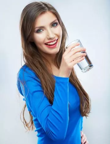 Drink water to prevent weight gain during periods