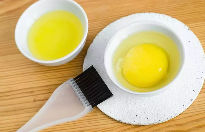 Eggs for scalp pain