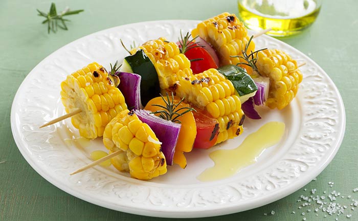 Corn and potato kebabs are delicious Ramadan snacks