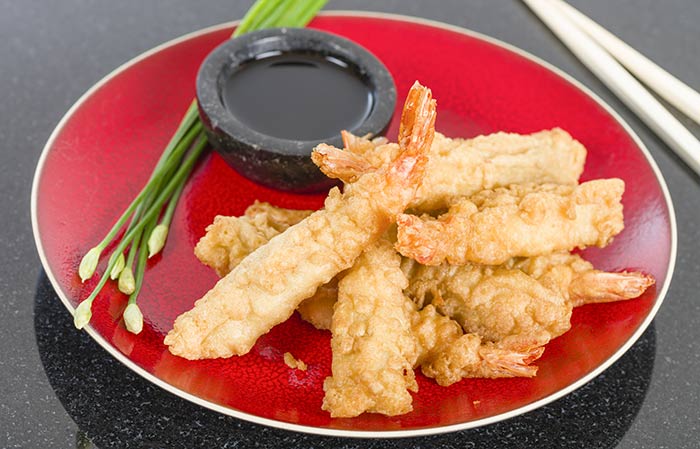 Prawn tempura is a delicious Ramadan snack