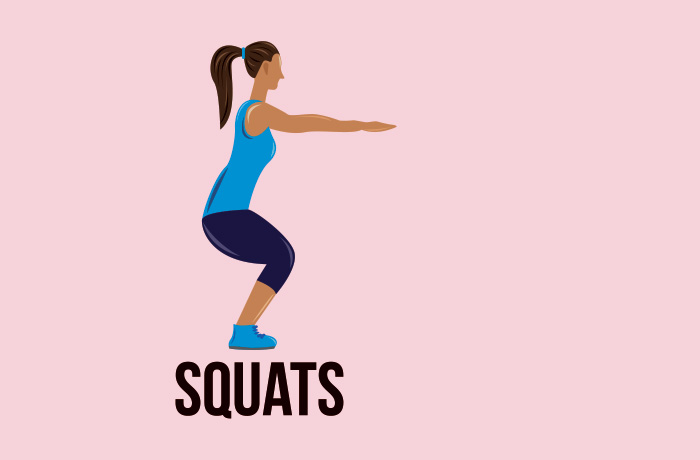 Regular squats