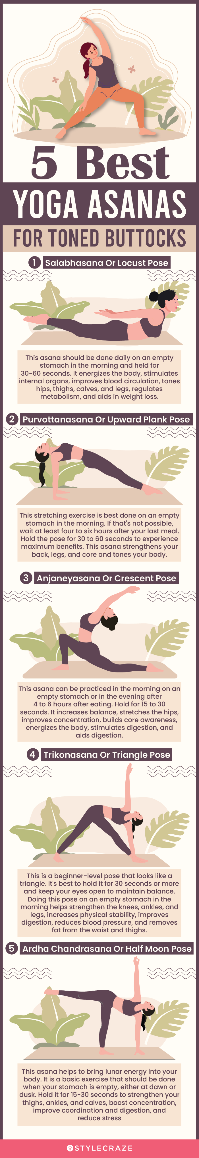 5 yoga poses to reduce back fat