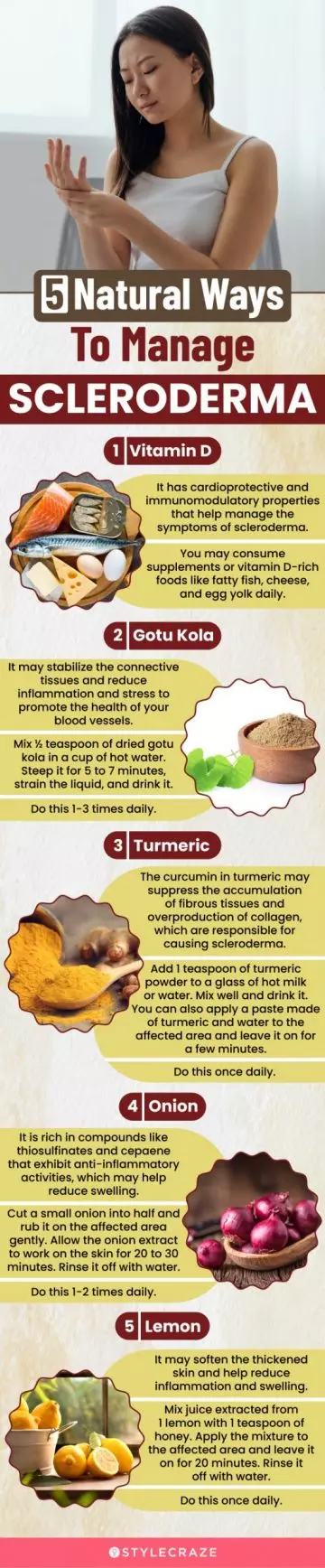 5 natural ways to manage scleroderma (infographic)