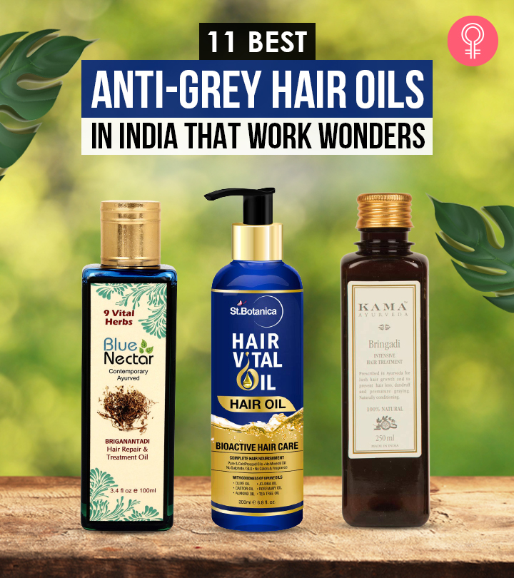 11 Best Anti-Grey Hair Oils In India That Work Wonders
