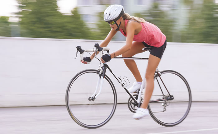 Biking for burning calories