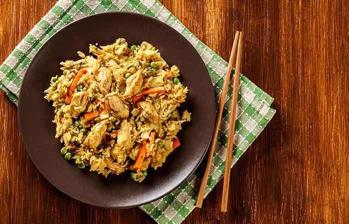 Chinese egg fried rice