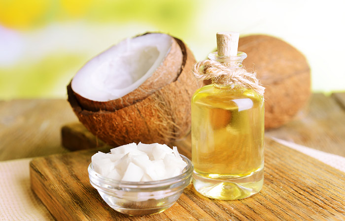 Coconut oil is an effective home remedy to get rid of cellulitis.