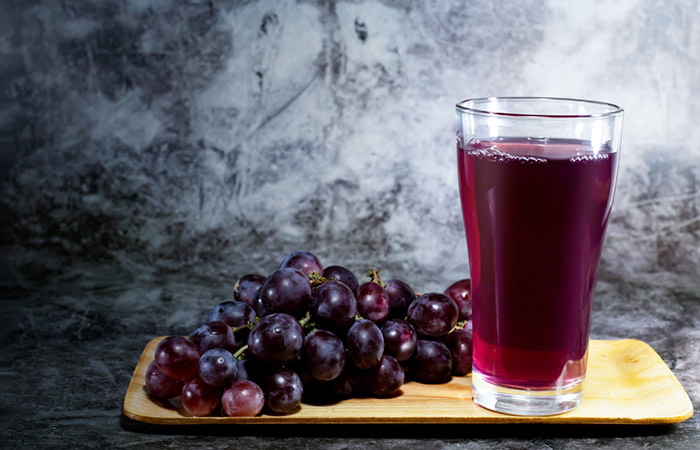 Grape juice for constipation