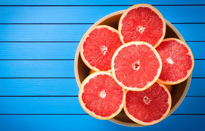 Grapefruit is a rich source of antioxidants
