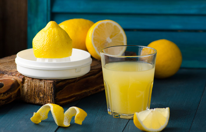 Lemon juice for constipation