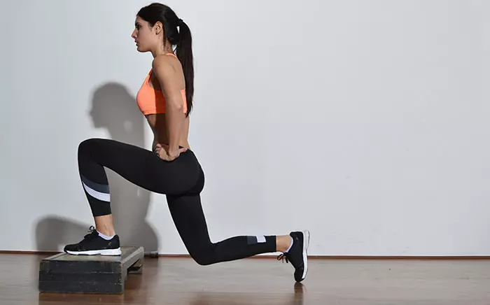 Lunges for the lower body muscles