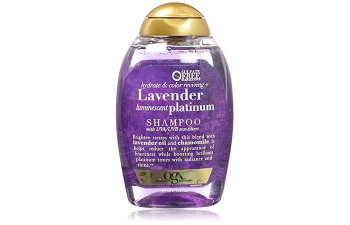 OGX Hydrate and Color Reviving Lavender Luminescent Platinum Shampoo