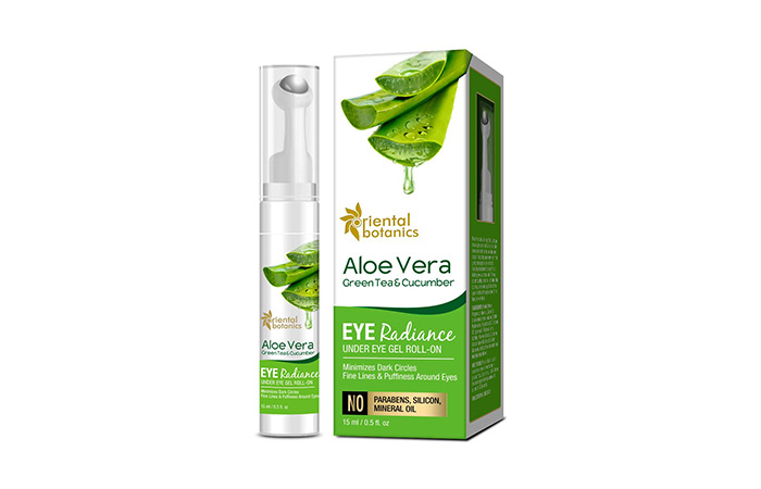 Oriental Botanics Aloe Vera, Green Tea & Cucumber Eye Radiance Under Eye Gel Roll On