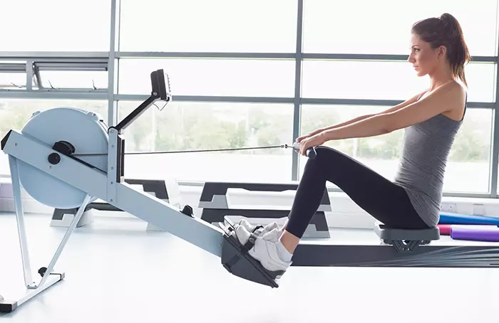 Rowing exercise for your abdomen, leg, and arm muscles