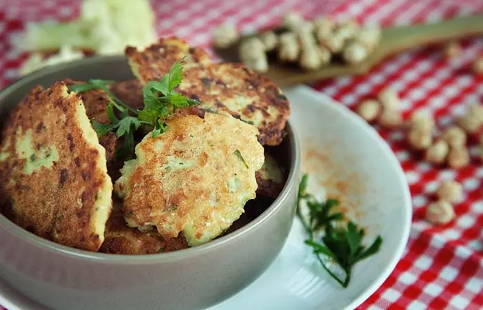 Chickpea frittata for alkaline breakfast