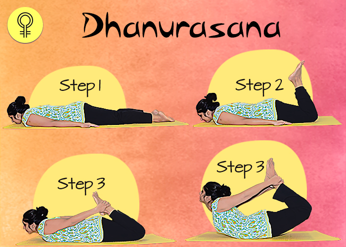 Dhanurasana To Cure Irregular Periods and Menstrual Pain