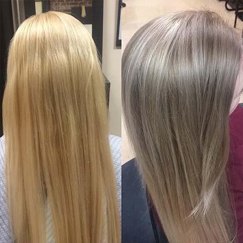 How to tone down blonde hair good