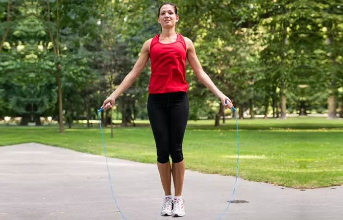 Jump rope aerobic exercise Jump rope aerobic exercise