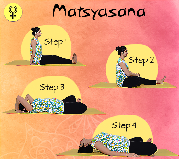 Matsyasana To Cure Irregular Periods and Menstrual Pain