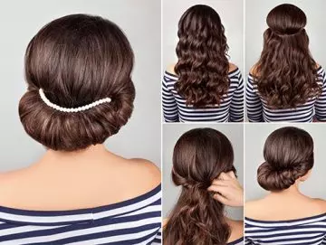 The Gibson roll 60s hairstyle