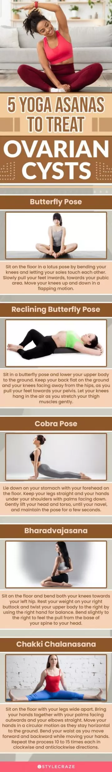 5 yoga asanas to treat ovarian cysts (infographic)